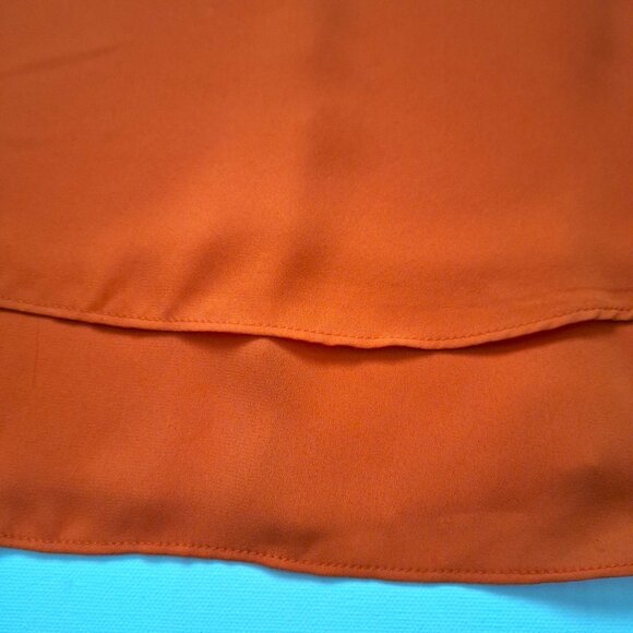 Zara Flowy Orange Blouse - Picture 6 of 6